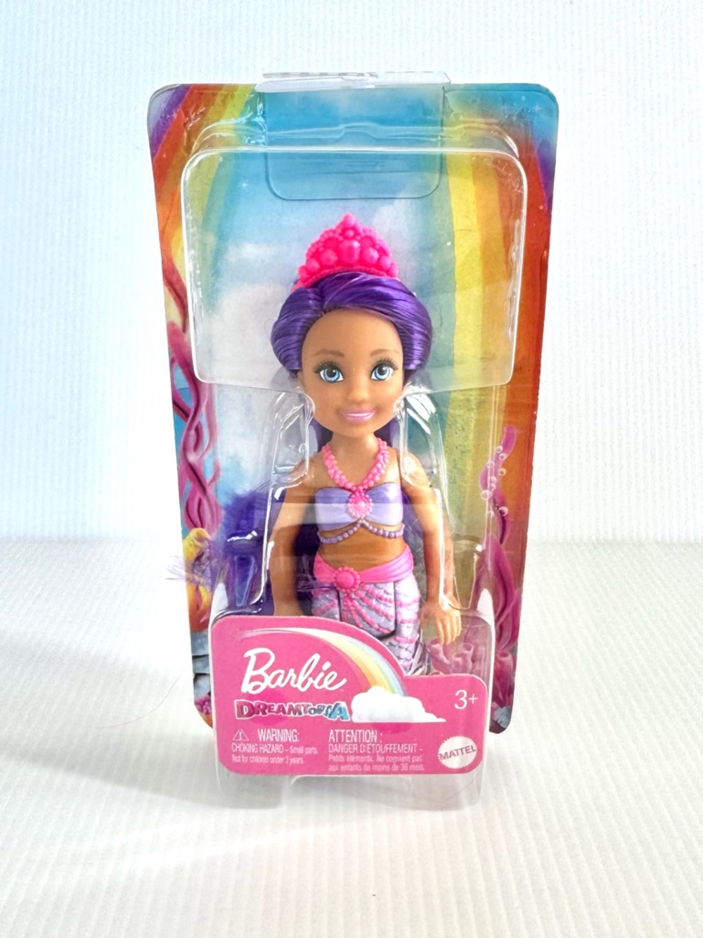 🩷NIB. Barbie Chelsea Dreamtopia Mermaid Doll with purple hair